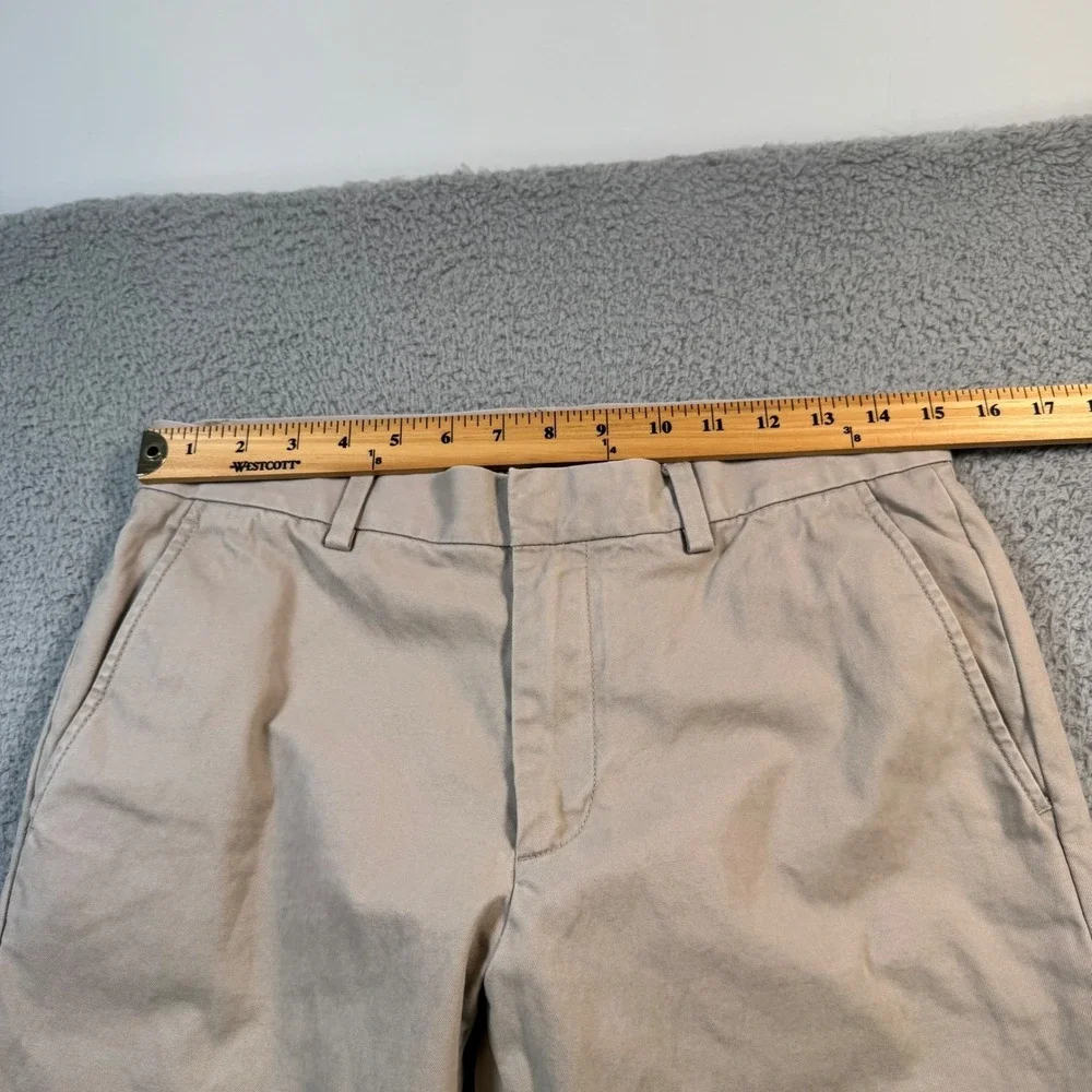 Banana Republic Aiden Chino Pants Mens 30x30 Khaki Beige‎ Slim Fit Cotton